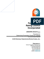 National Fenestration Rating Council Incorporated: Ansi/Nfrc 400-2017