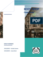 Body Shop - Case Study