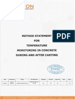 Method Statement Thermocouple