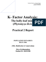 K Factor Analysis