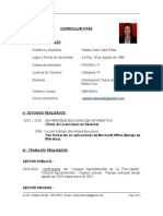 Curriculum Vitae - Nataly Calle Rada