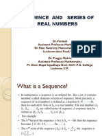 Sequence and Series of Real Numbers