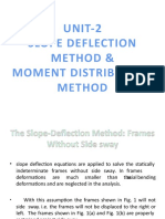 UNIT-2 Slope Deflection Method & Moment Distribution Method