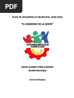 Plan de Desarrollo Municipal de Jerico Antioquia