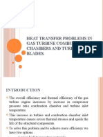 Heat Transfer Problems in Gas Turbine Combustion Chambers