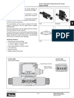 Series D1FB Characteristics: Direct Operated Proportional DC Valve