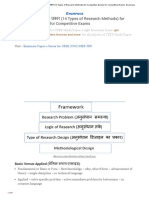 Types of Research Hindi