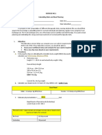 Sample Meal Planning