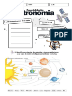 Especialidad de Astronomia Niños