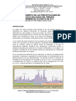 Informe Precipitaciones en El Chaco