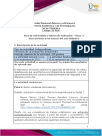 Guia de Actividades y Rúbrica de Evaluación