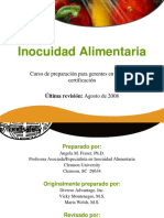 Inocuidad Alimentaria: Curso de Preparación para Gerentes en Busca de Certificación