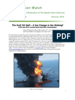 Conservation Watch: The Gulf Oil Spill - A Sea Change in The Making?