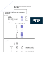 Flash Calculations (Low P & T)