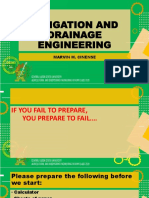 CLSU ABE Review2021 Irrigation and Drainage Engineering