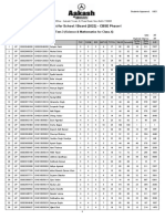 Objective Test For School / Board (2022) - CBSE Phase-I: Result of Test-3 (Science & Mathematics For Class-X)