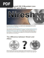 How To Install OS X Mountain Lion On Your PC With Niresh