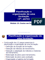 Modulo 15 Aula 3 2a Parte Planificacao e Organizacao Formacao