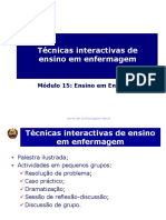 Modulo 15 Aula 7 Tecnicas Interactivas Ensino Enf