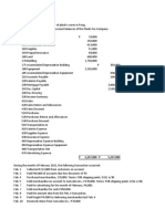 Comprehensive Problem For Fundamentals of Accounting