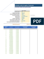 Excel Amortization Schedule With Irregular Payments v.2