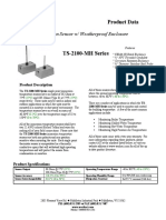 Product Data: Immersion Sensor W/ Weatherproof Enclosure