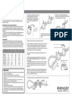 BG-100 Wire Clamp Fitting Instructions: Warning