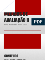 Medidas de Avaliação 2 Aula 1