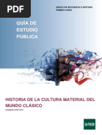 Guia - 67011071 - 2022 - HISTORIA DE LA CULTURA MATERIAL DEL MUNDO CLÁSICO