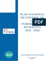 Plan de Control de La TB 2016-2020