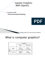 Computer Graphics With Opengl: Outline Philosophy Composition Recommended Reading