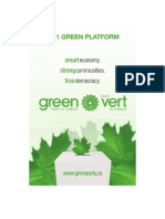 Green Party Platform 2011