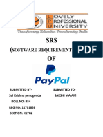 SRS OF: Software Requirement System