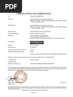 Inverter & Cable Test Certificates