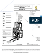 Qusahwira Field Development Phase Ii Project Project No. 14395 Forklift Checklist