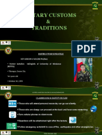 Military Customs and Traditions 1