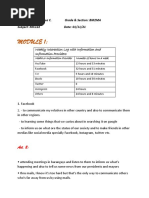 Weekly Interaction Log With Information and Information Providers