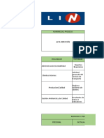 Fichas de Procesos - Linea