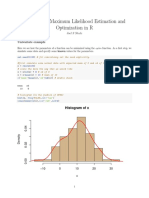 Examples of Maximum Likelihood Estimation and Optimization in R