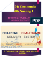 ncm-104: Community Health Nursing I: Jennifer J. Valero, Man-Rn Clinical Instructor