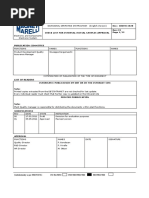 Check List For Internal Initial Samples Approval