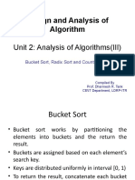 Unit 2.3 Bucket - Radix - Counting - Sorting