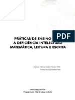 Práticas de Ensino para A Deficiência Intelectual - Matemática, Leitura e Escrita