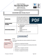 Lesson 7 Monetray and Fiscal Policy