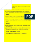 Derivation of Formulas