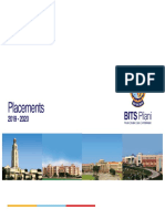 BITS Pilani Placement Brochure 2019-20