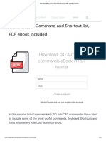 150 Autocad Command and Shortcut List, PDF Ebook Included