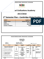 2nd Semester Plan Grade 4 (Global English)