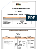 Semester Plan Grade 6 (Global English)