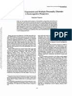 Multiple Identity Enactments and Multiple Personality Disorder: A Sociocognitive Perspective